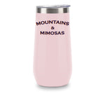 Champagne Tumbler - Mountains and Mimosas