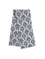 Linen Towel - Navy Buti