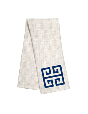 Linen Towel - Navy Key