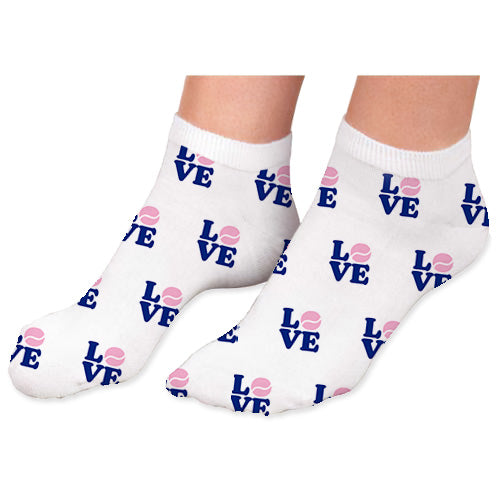 Low Cut Socks - LOVE Tennis (Navy)