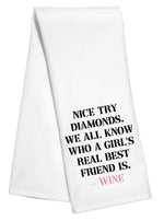 Kitchen Towel - Nice Try Diamonds