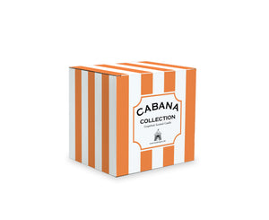 Travel Candle - Orange Stripe