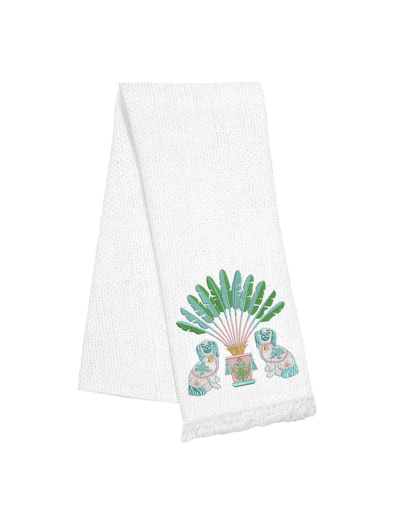 Fringe Towel - Palm Dogs