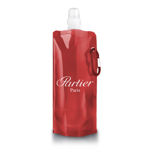Portable Clear Water Bottle (Red) - Partier