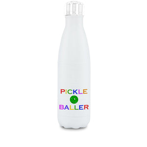 Water Bottle - Pickleballer Rainbow