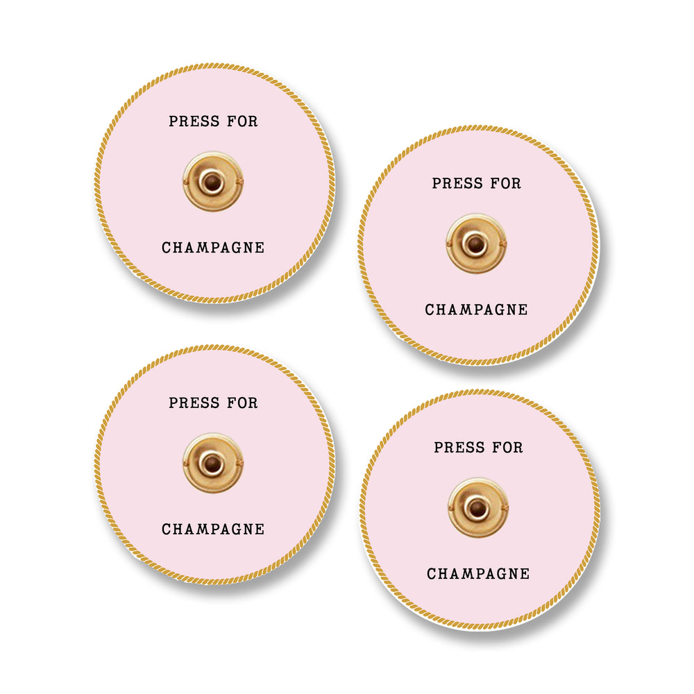 Coasters - Press for Champagne
