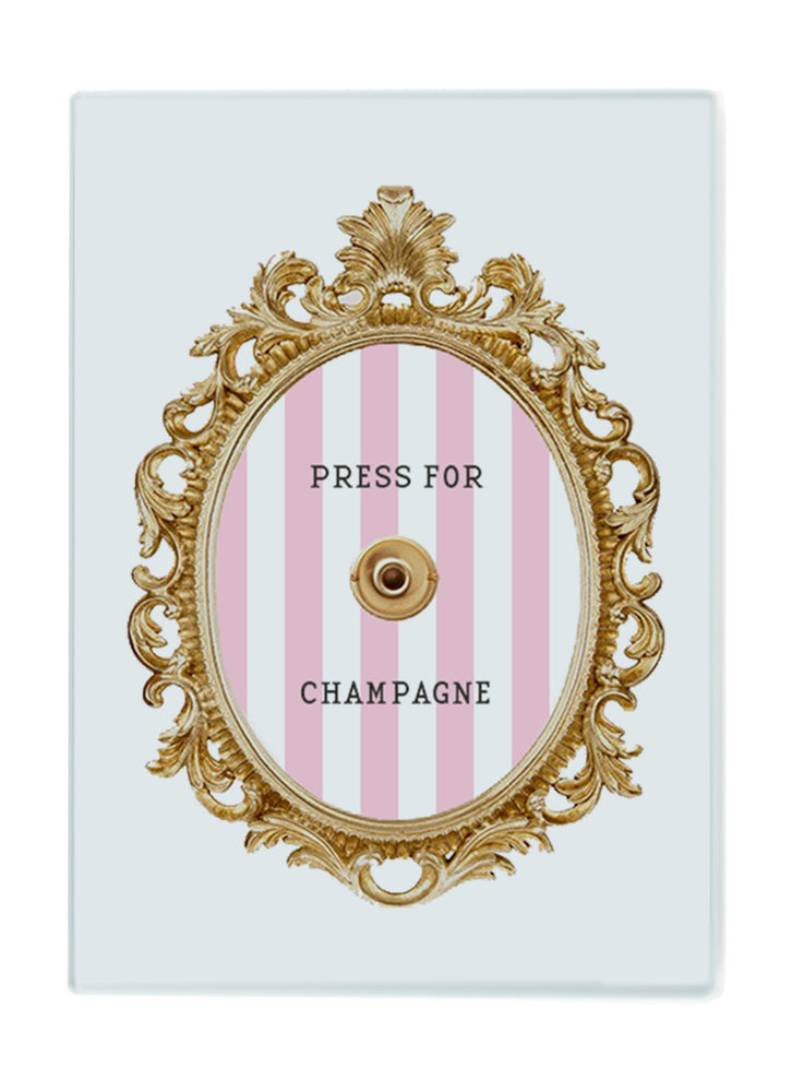 Cutting Board - Press For Champagne Stripe