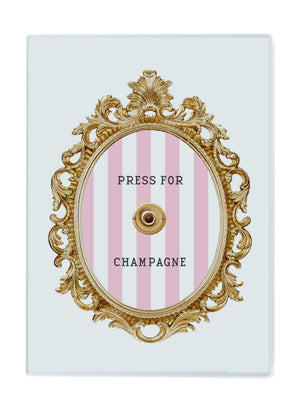 Cutting Board - Press For Champagne Stripe