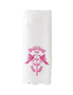 Guest Towel - Pink Birds