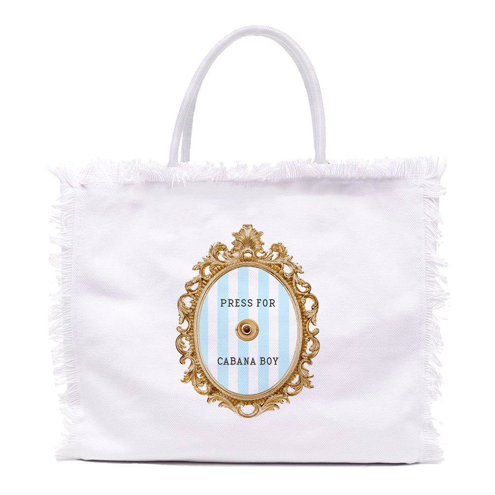 Fringe Tote Bag - Press for Cabana Boy