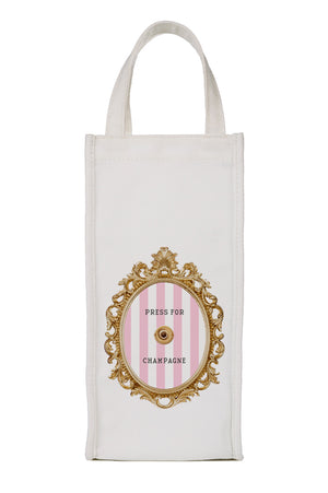 Wine Bag - Press for Champagne Stripe