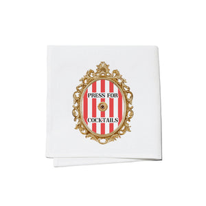 Cocktail Napkins - Press for Cocktail Stripe