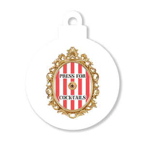 Ceramic Ornaments - Press for Cocktails