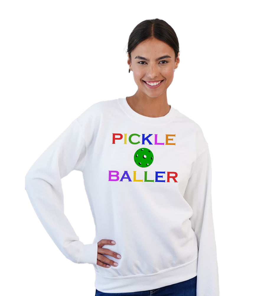 Sweatshirt - Rainbow Pickleballer