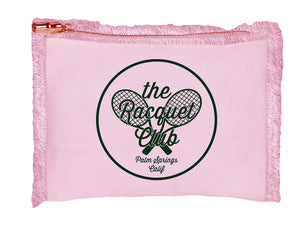 Pink Fringe Cosmetic Bag - Racquet Club