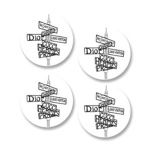 Ceramic Coasters (Set of 4) - Rodeo Drive