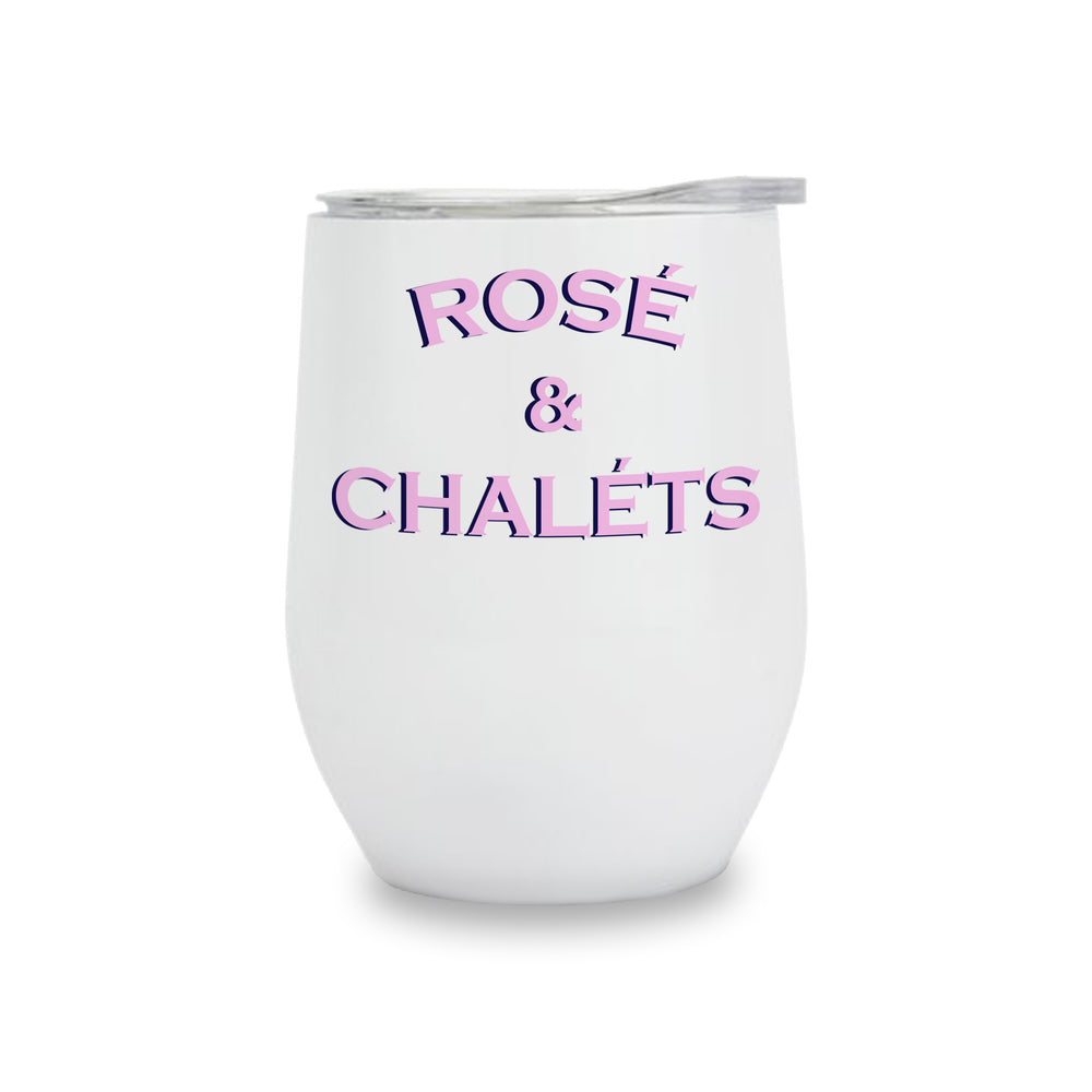 Wine Tumbler - Rosé & Chalets