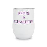 Wine Tumbler - Rosé & Chalets