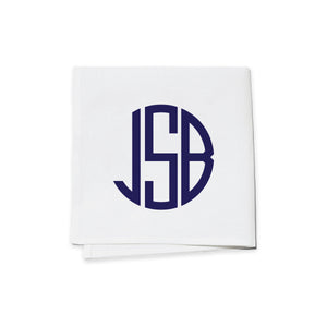 Custom Cocktail Napkins  - Monogram