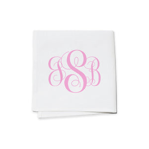 Custom Cocktail Napkins  - Monogram