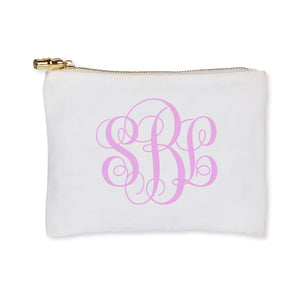 Custom Flat Zip - Monogram