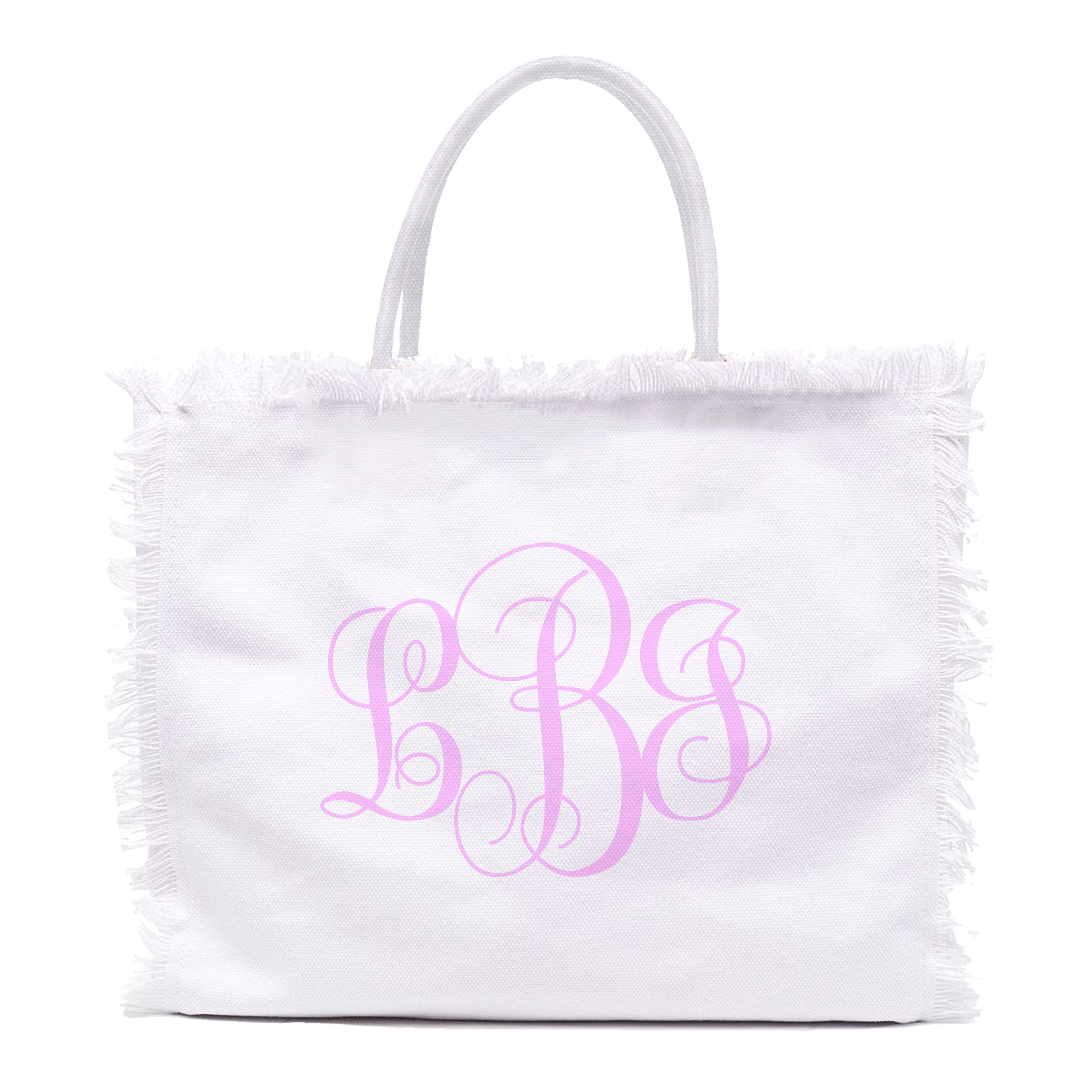 Custom Fringe Tote - Monogram – Toss Designs Retail