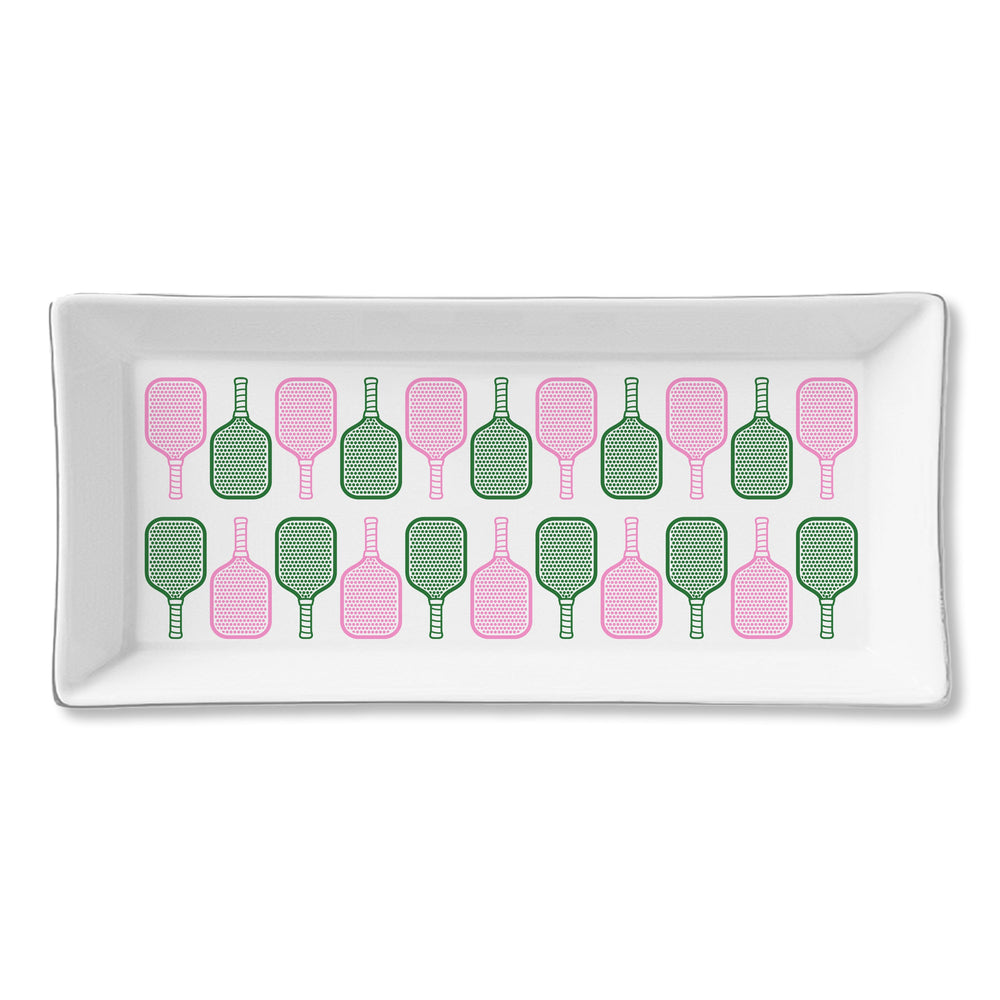 Ceramic Serving Trays - Pickleball Repeat