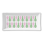Ceramic Serving Trays - Tennis Repeat