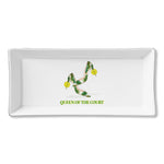 Ceramic Serving Trays - Queen of the Court Pickleball