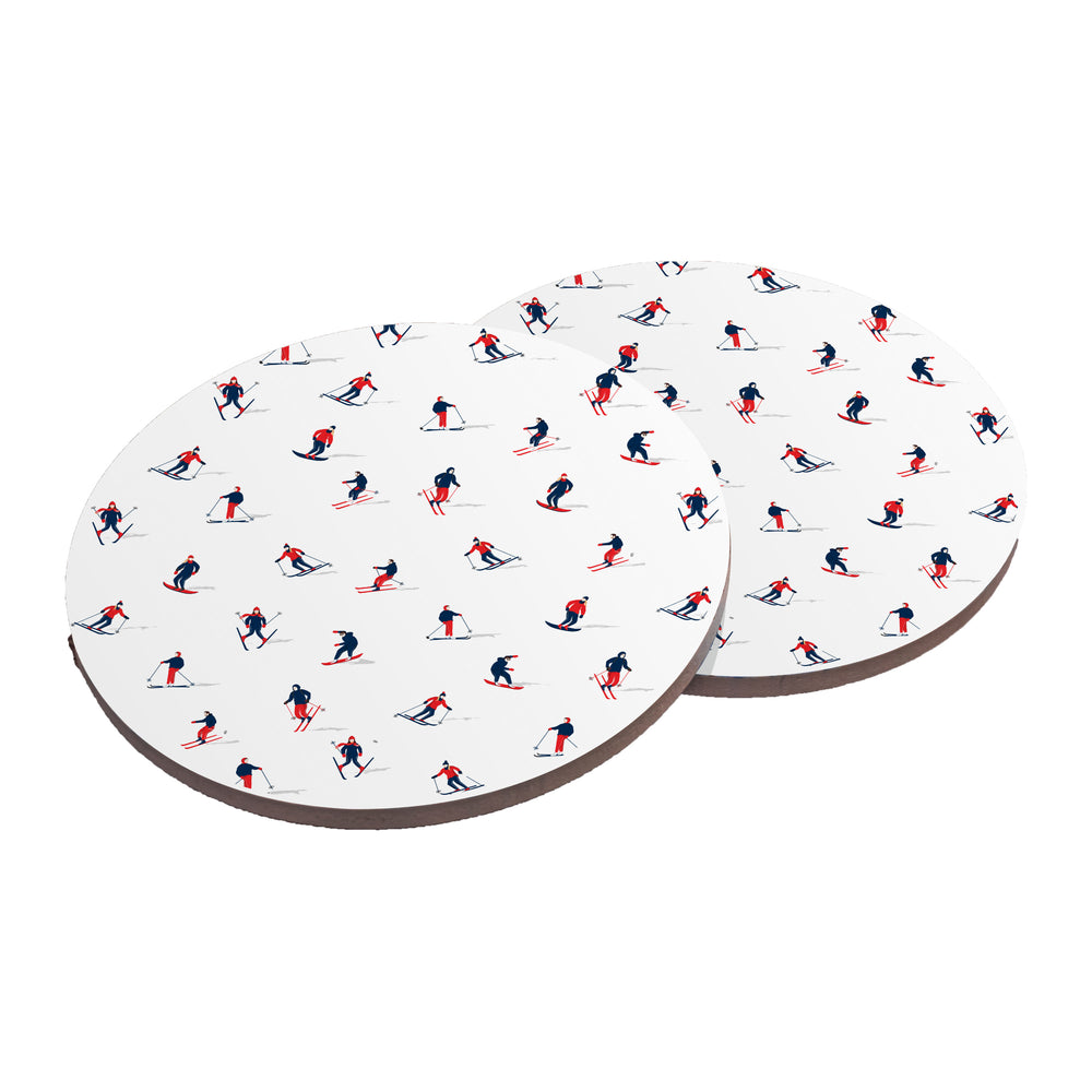Custom Coasters - Skiers