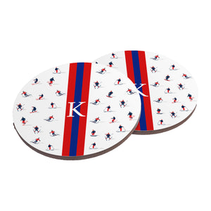Custom Coasters - Skiers