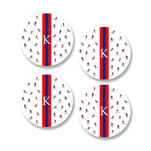 Custom Coasters - Skiers