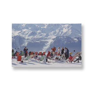 Canvas Wall Art - Ski Party