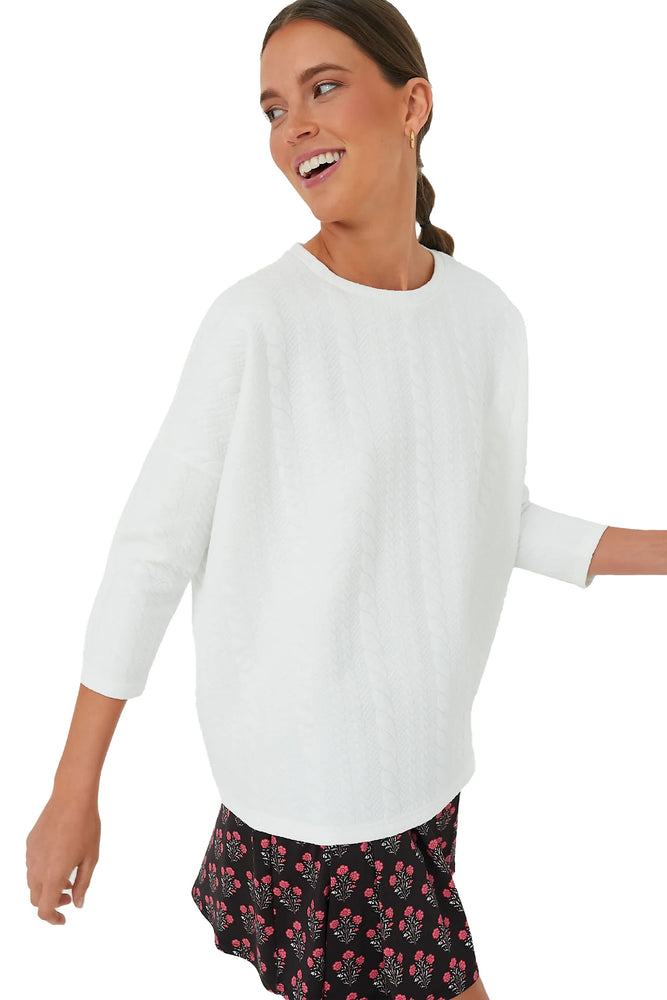 Swing Sweatshirt- White