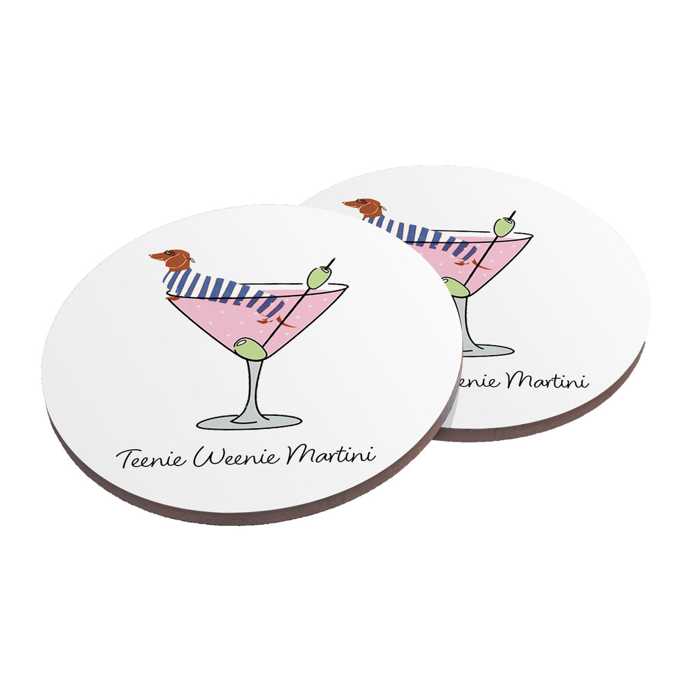 Ceramic Coasters (Set of 4) - Teenie Weenie Martini