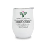 Wine Tumblers - Tennis Relief
