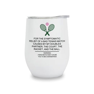 Wine Tumblers - Tennis Relief