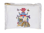 Fringe Cosmetic Bag - Tiger