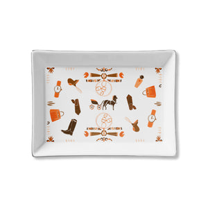 Ceramic Tray - Equestrian Icons
