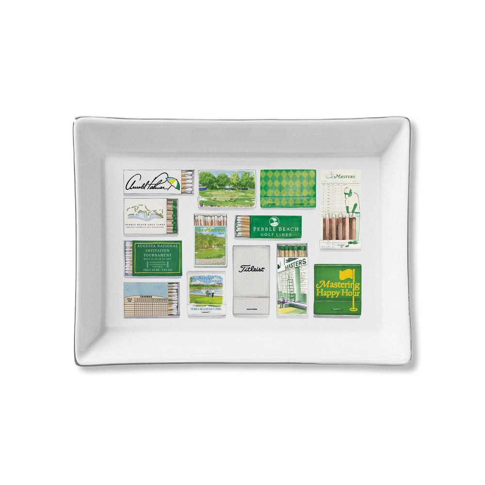 Ceramic Tray - Golf Tournament Matches