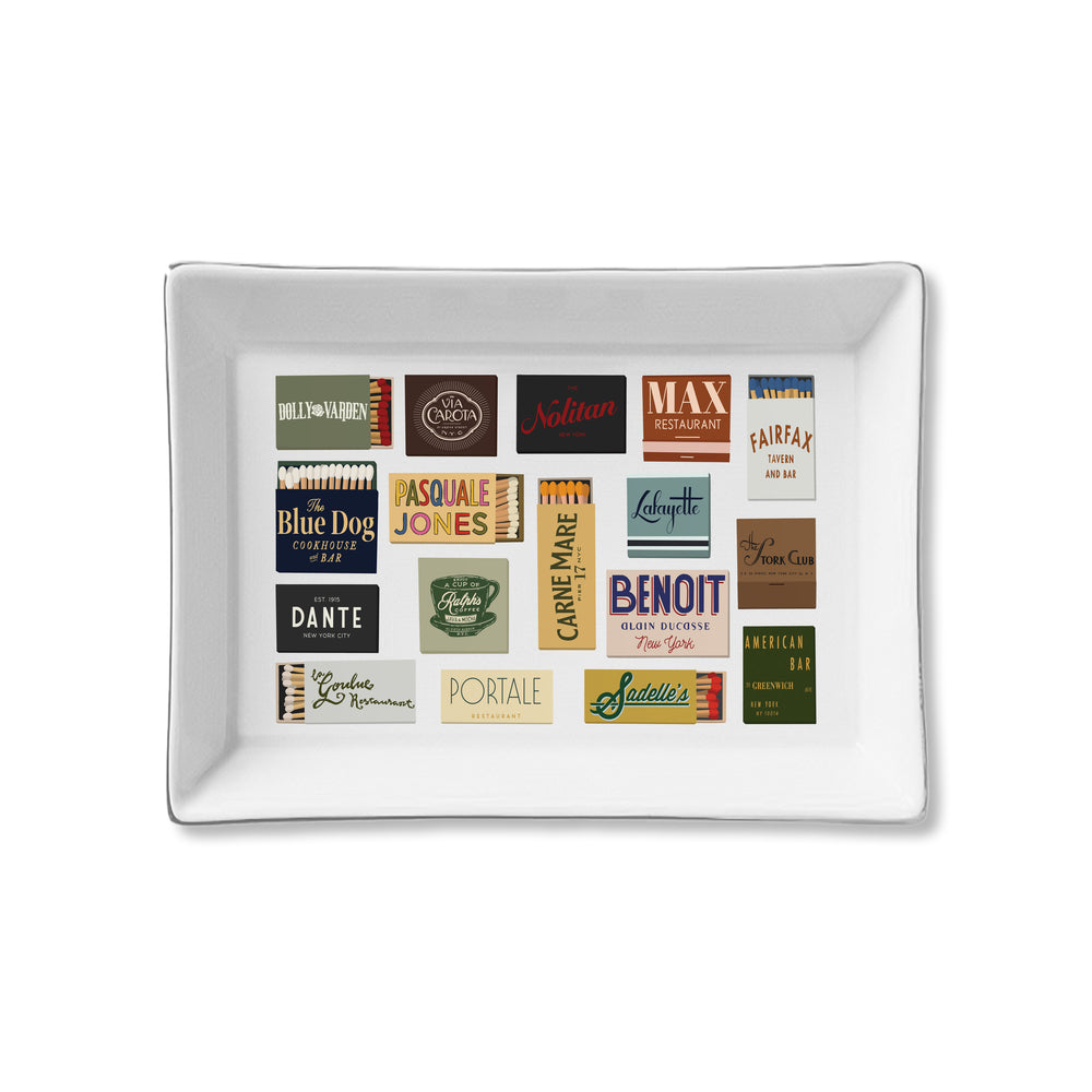 Ceramic Tray - New York Matches