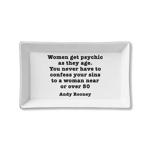 Ceramic Tray - Psychic Women (Andy Rooney)