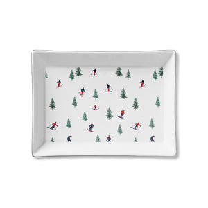 Ceramic Tray - Skiers Tree