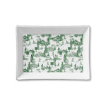 Ceramic Tray - Ski Toile