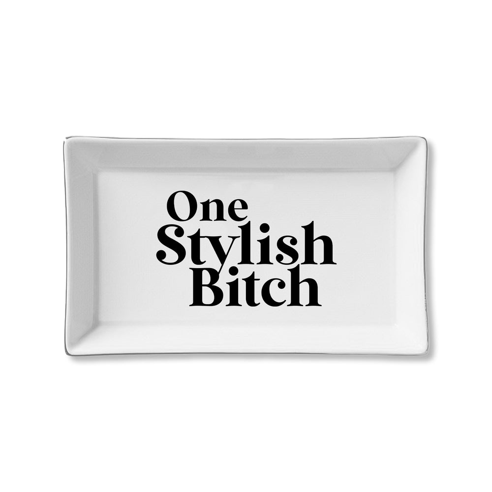 Ceramic Tray - Stylish Bitch