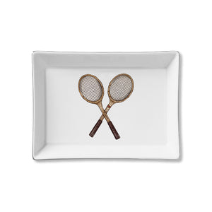 Ceramic Tray - Vintage Tennis