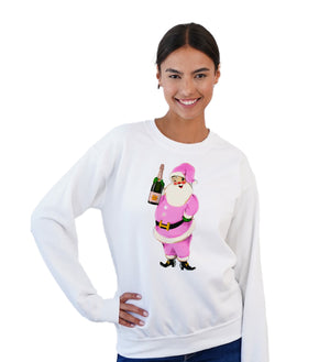 Sweatshirt - Santa Champagne
