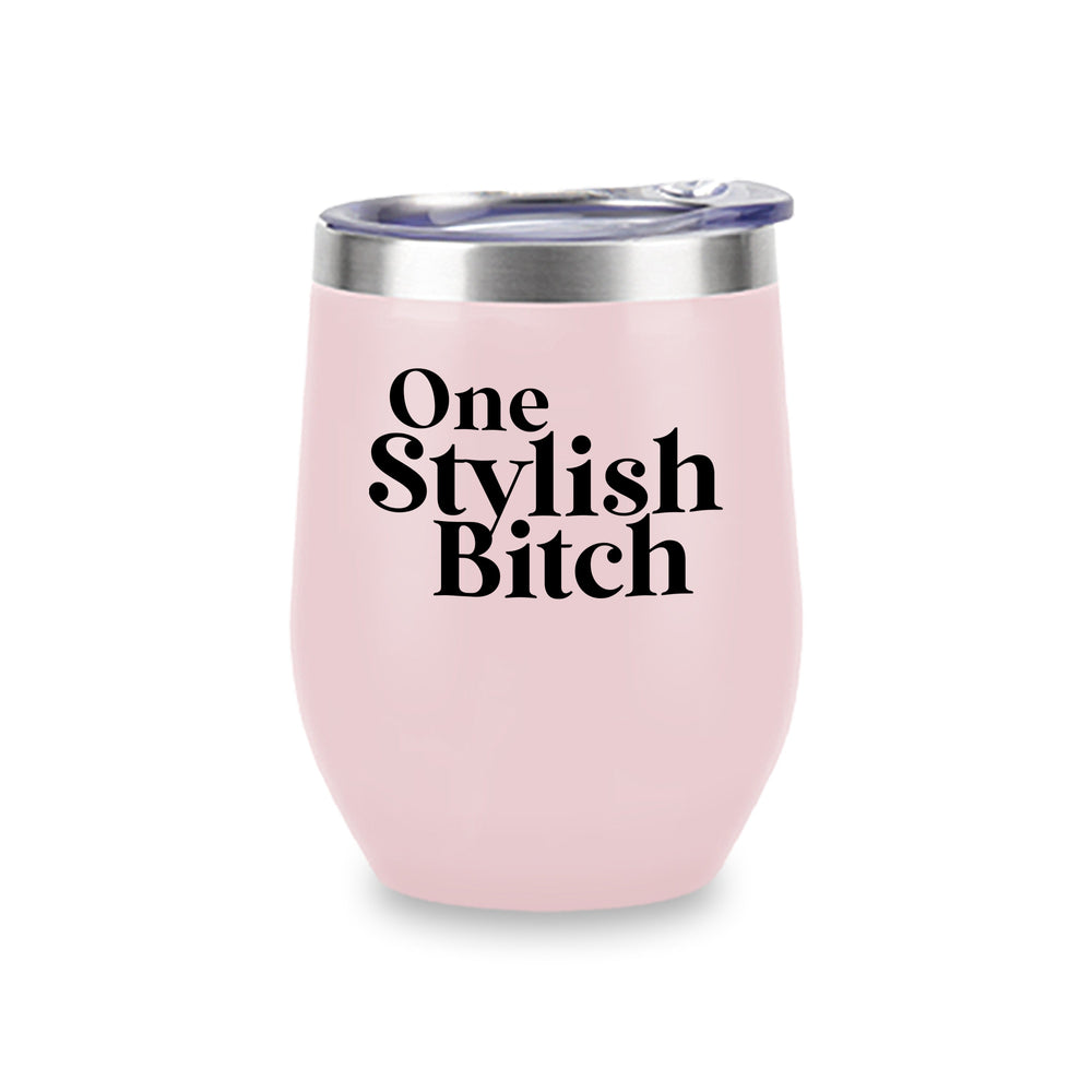 Wine Tumblers (Pink) - One Stylish Bitch