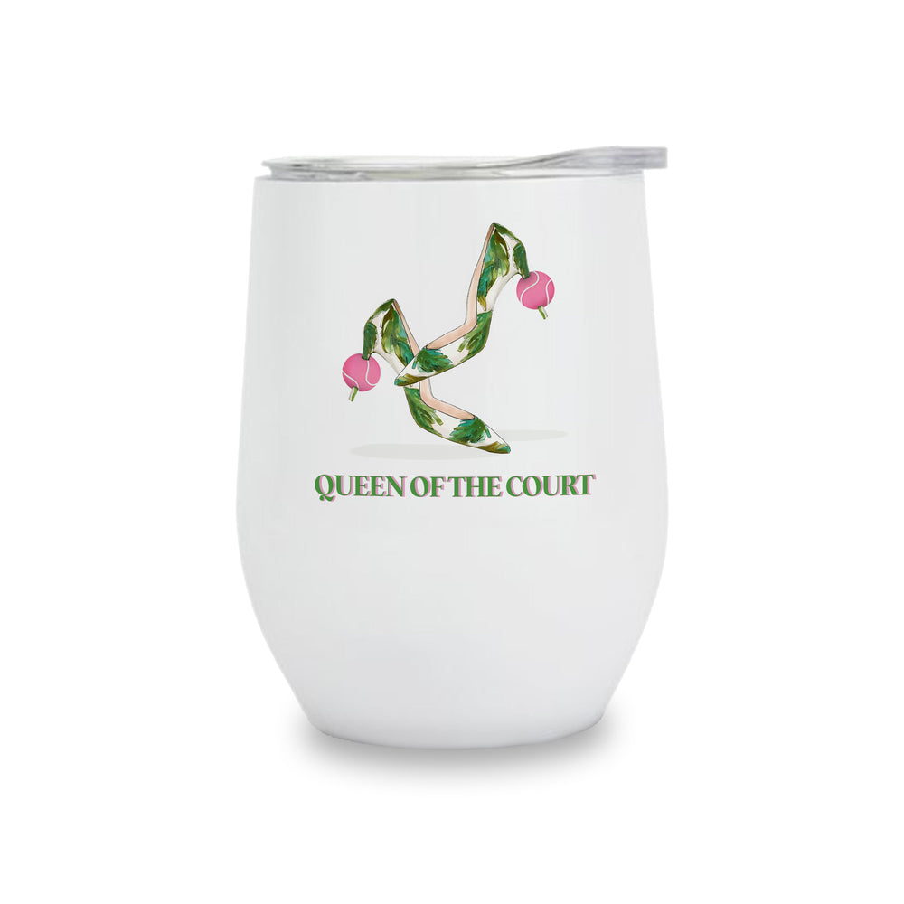 Wine Tumblers - Queen of the Court - Tennis